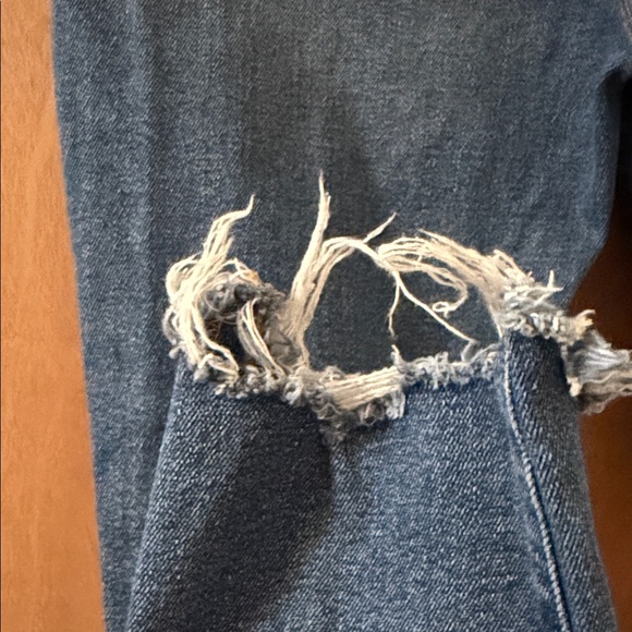 Good American good legs cigarette style GLSPL67T in Blue 842 raw hem ankle Jean - Picture 4 of 6